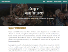 Tablet Screenshot of copper-brass-bronze.com